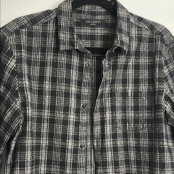 Black and White Plaid Shirt - Picture 3 of 5